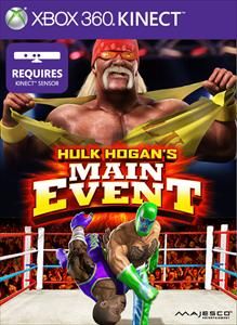 Hulk Hogan's Main Event box art for Xbox 360
